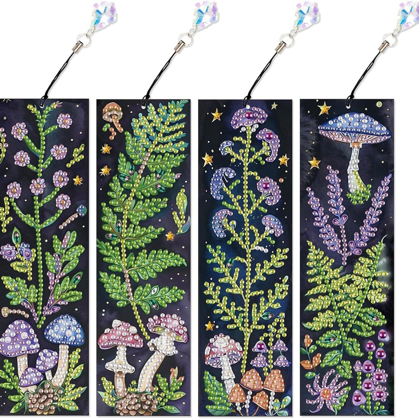 2025 Creative New Diamond Painting Accessory - Mandala 5D Diamond Sticker PU Leather DIY Bookmark Handicraft Gift for Cross-Border