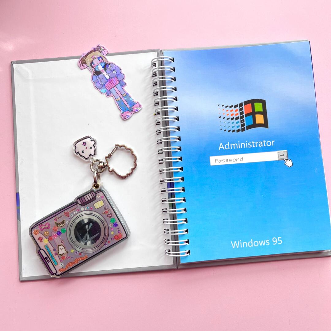 【Pre-order】Retro Computer Notebook / Planner / Sketchbook / Spiral Notebook / Journal