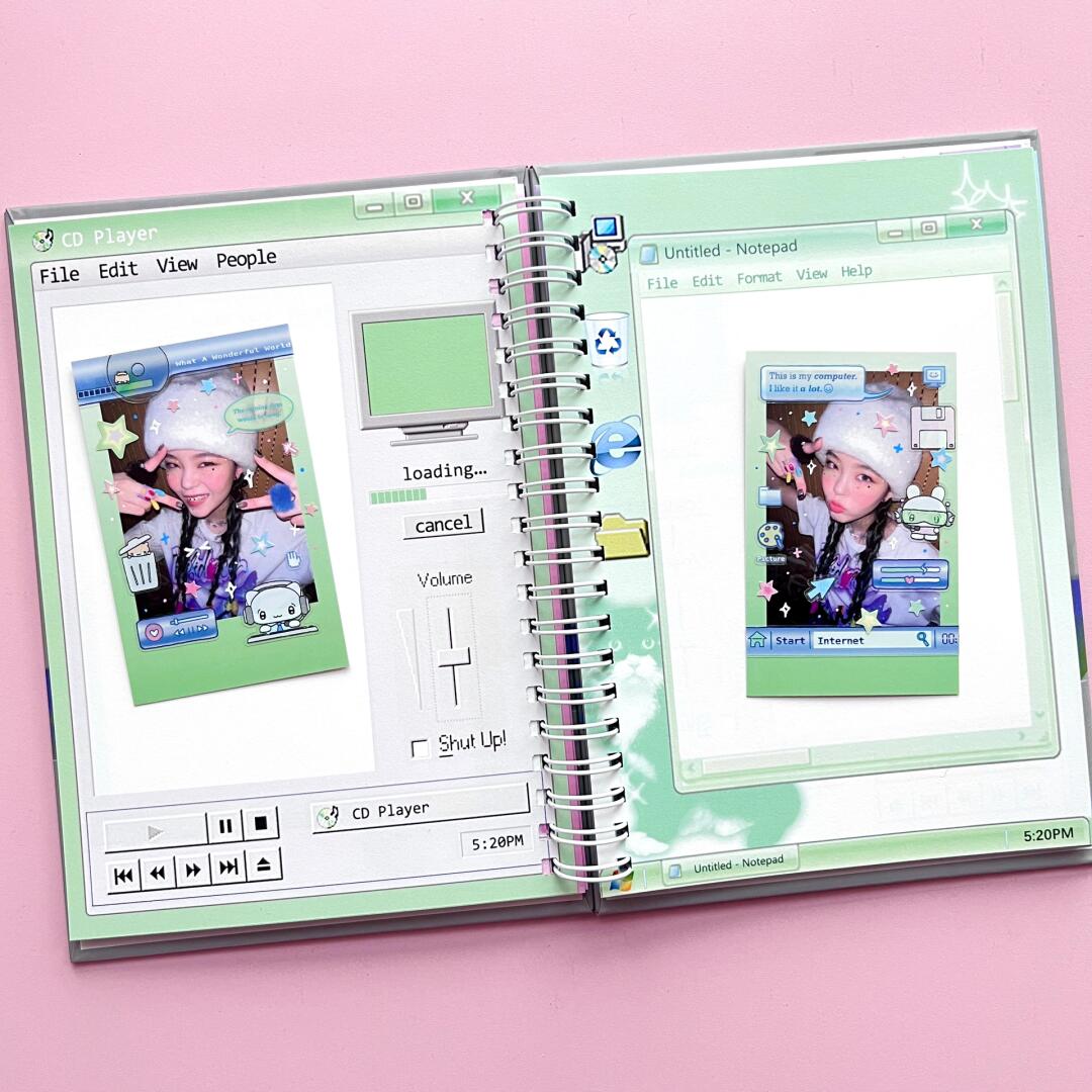 【Pre-order】Retro Computer Notebook / Planner / Sketchbook / Spiral Notebook / Journal