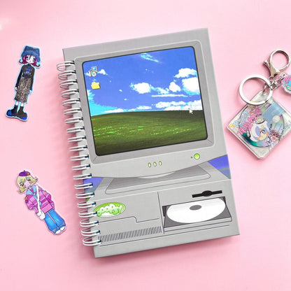 【Pre-order】Retro Computer Notebook / Planner / Sketchbook / Spiral Notebook / Journal