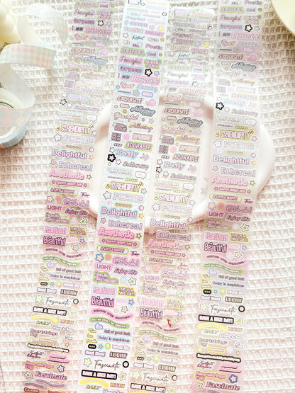 Pre-cut Sticker Roll