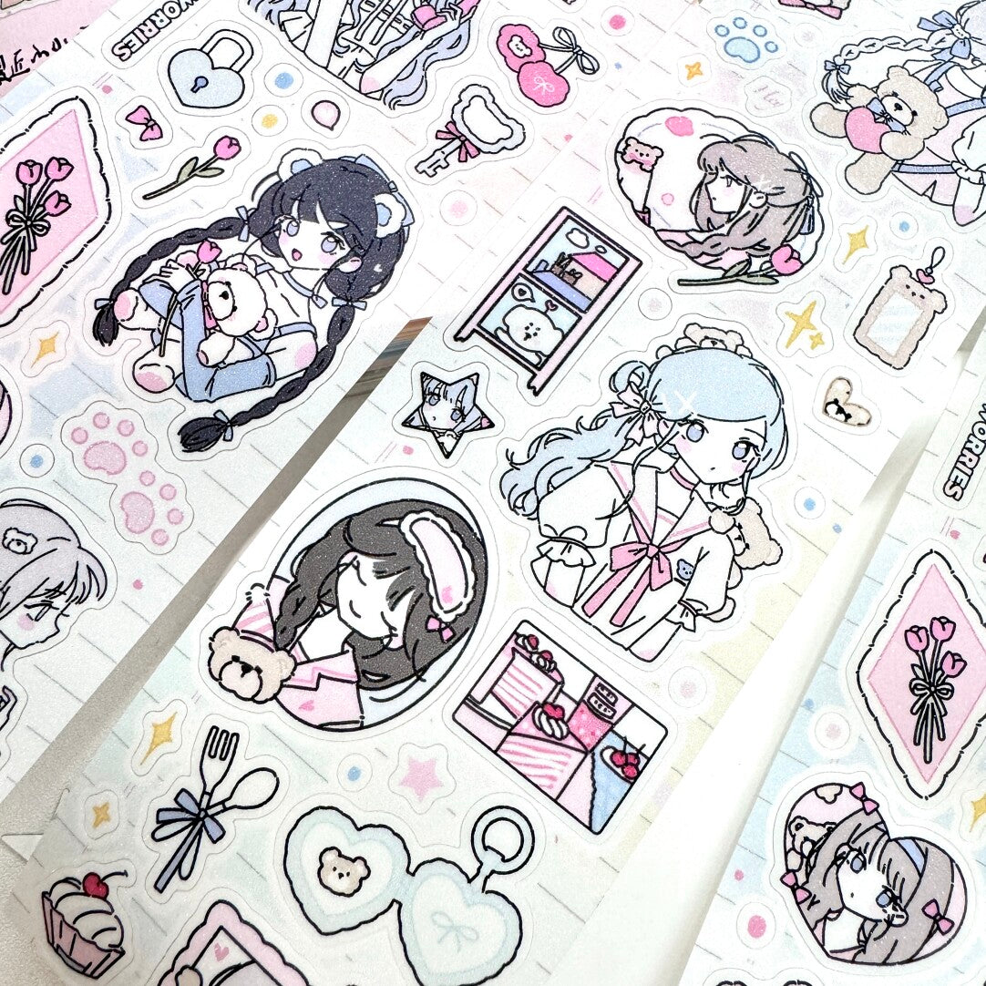 Pre-cut Sticker Roll