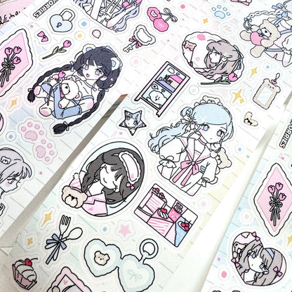 Pre-cut Sticker Roll