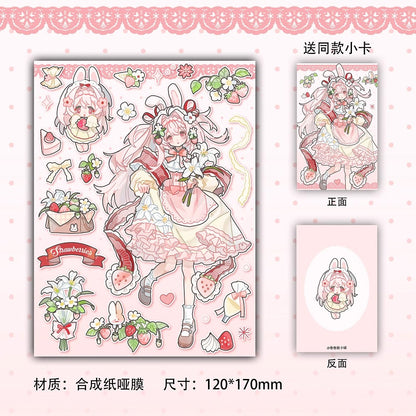 Gudak Stickers - Attack on Titan (Levi) & One Piece (Zoro) Collection - Journaling Decals for Scrapbooking & Card Making