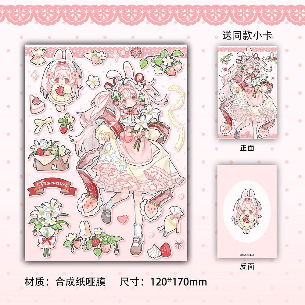Gudak Stickers - Attack on Titan (Levi) & One Piece (Zoro) Collection - Journaling Decals for Scrapbooking & Card Making