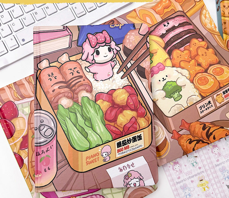 Cute Bento Food Sanrio A5 Notebook / Planner