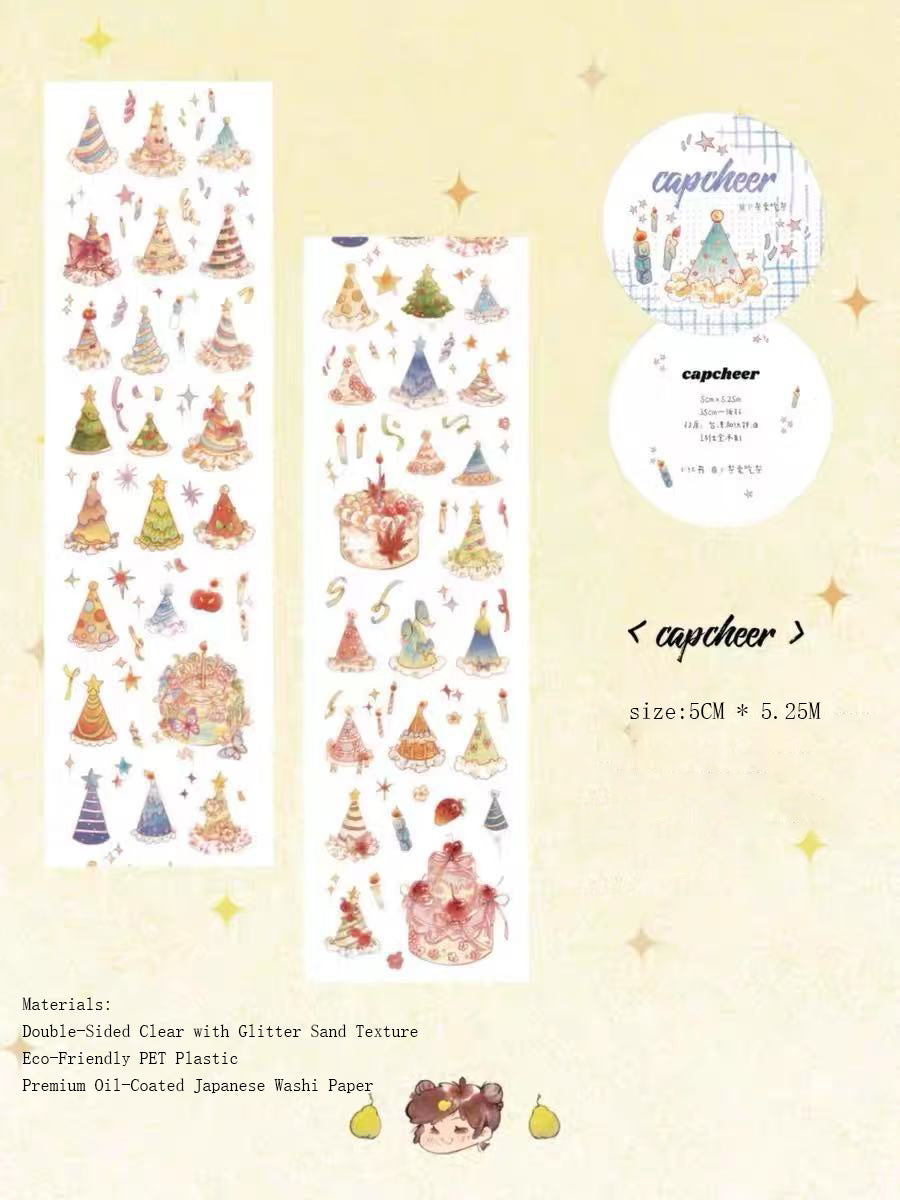 ‌Bowler Hat Bunny Washi Tape‌