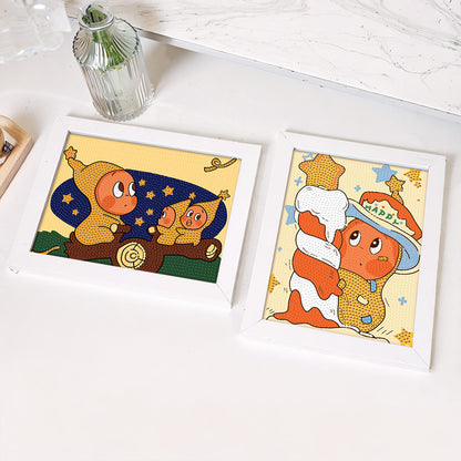 Star People Diamond Painting DIY Cartoon Diamond Mosaic Children's Craft Diamond Painting with Frame"