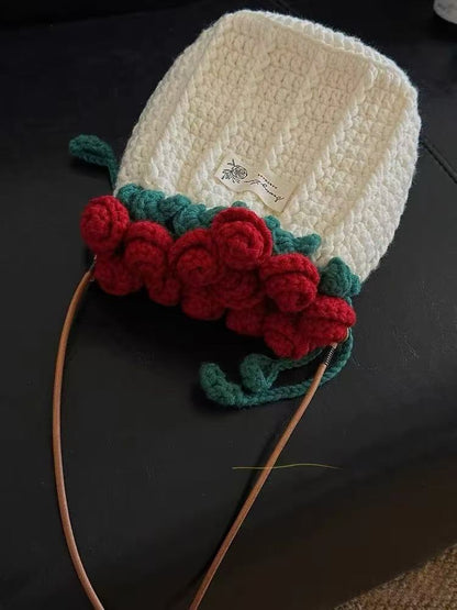 Rose Bouquet Handwoven Tote & Crossbody Bag DIY Craft Kit