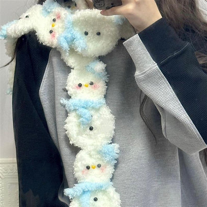 Handmade DIY Christmas Tree Scarf Knitting Kit for Winte