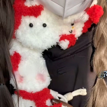 Handmade DIY Christmas Tree Scarf Knitting Kit for Winte