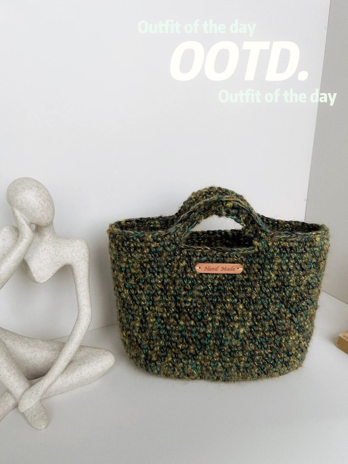 Handmade DIY Knitting Kit for Tote Bags