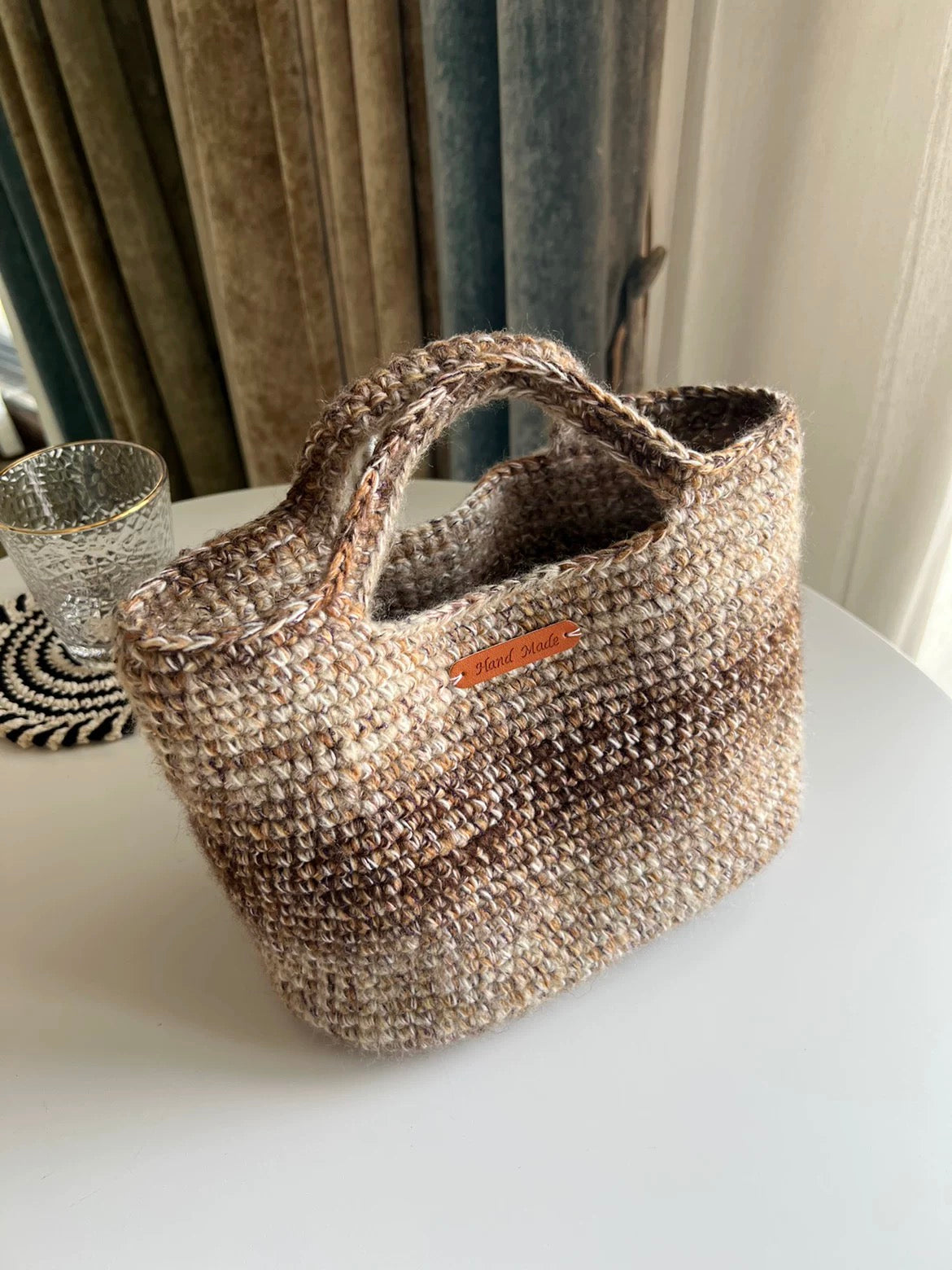 Handmade DIY Knitting Kit for Tote Bags