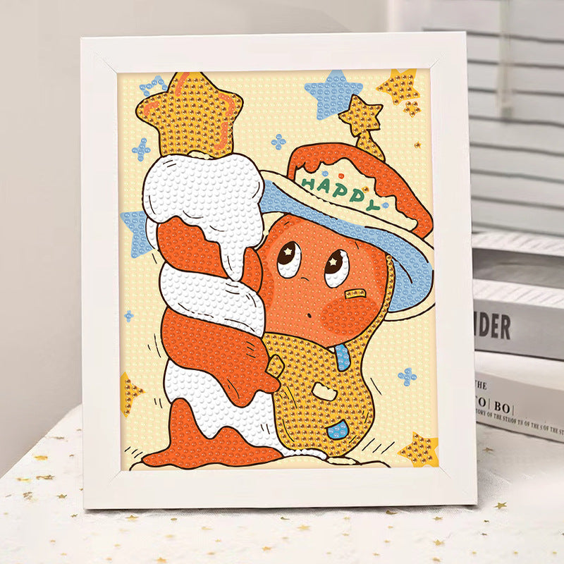 Star People Diamond Painting DIY Cartoon Diamond Mosaic Children's Craft Diamond Painting with Frame"