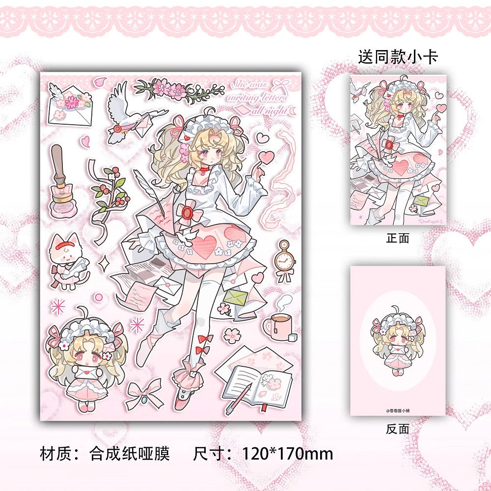 Gudak Stickers - Attack on Titan (Levi) & One Piece (Zoro) Collection - Journaling Decals for Scrapbooking & Card Making