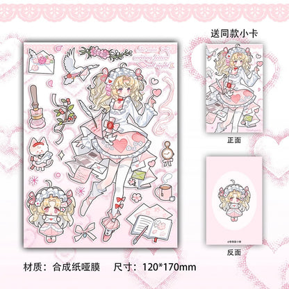 Gudak Stickers - Attack on Titan (Levi) & One Piece (Zoro) Collection - Journaling Decals for Scrapbooking & Card Making