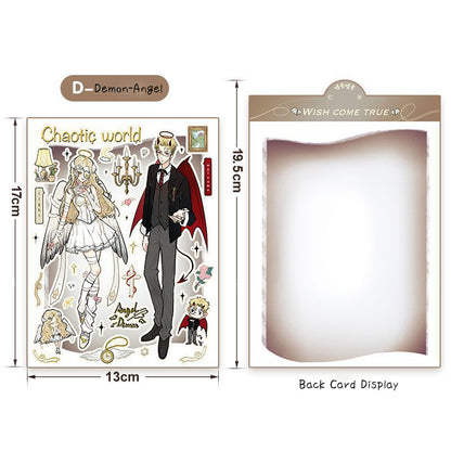 ‌WAKA ORIGINAL Romantic Couples Series Stickers - Anime Scrapbook/GUKA/GUBEN/Phone Case Decor Wholesale