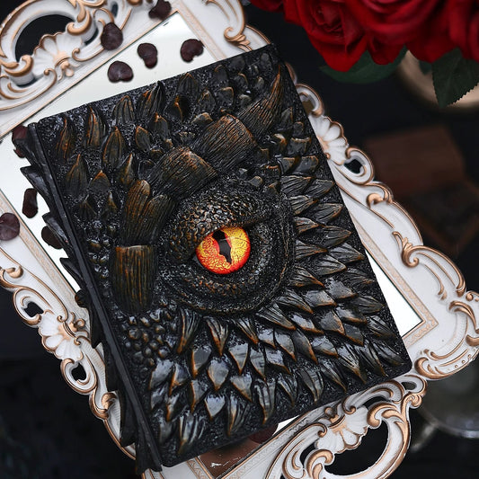 Embossed Dragon Handmade Loose-leaf Card Book