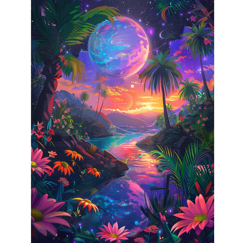 ‌Best-selling 5D DIY Diamond Painting with Mosaic Effect, Cartoon & Animal Style, Full Drill, Irregular Shape Rhinestones, Handmade Craft