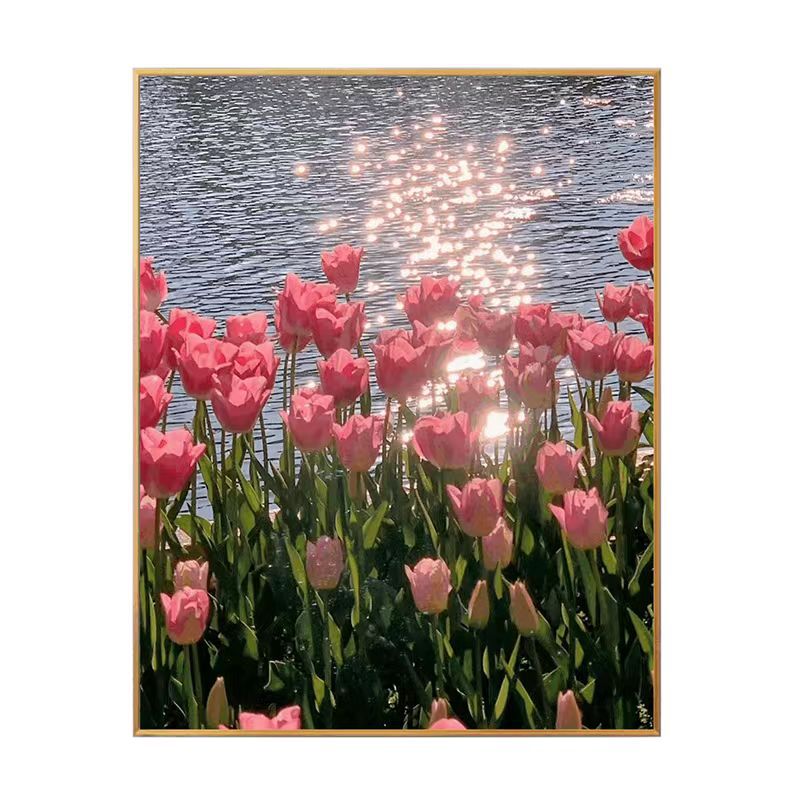‌Best-selling Tulip Flower New Design Full Drill Diamond Painting for Living Room, Bedroom - Modern Nordic Style Home Decoration