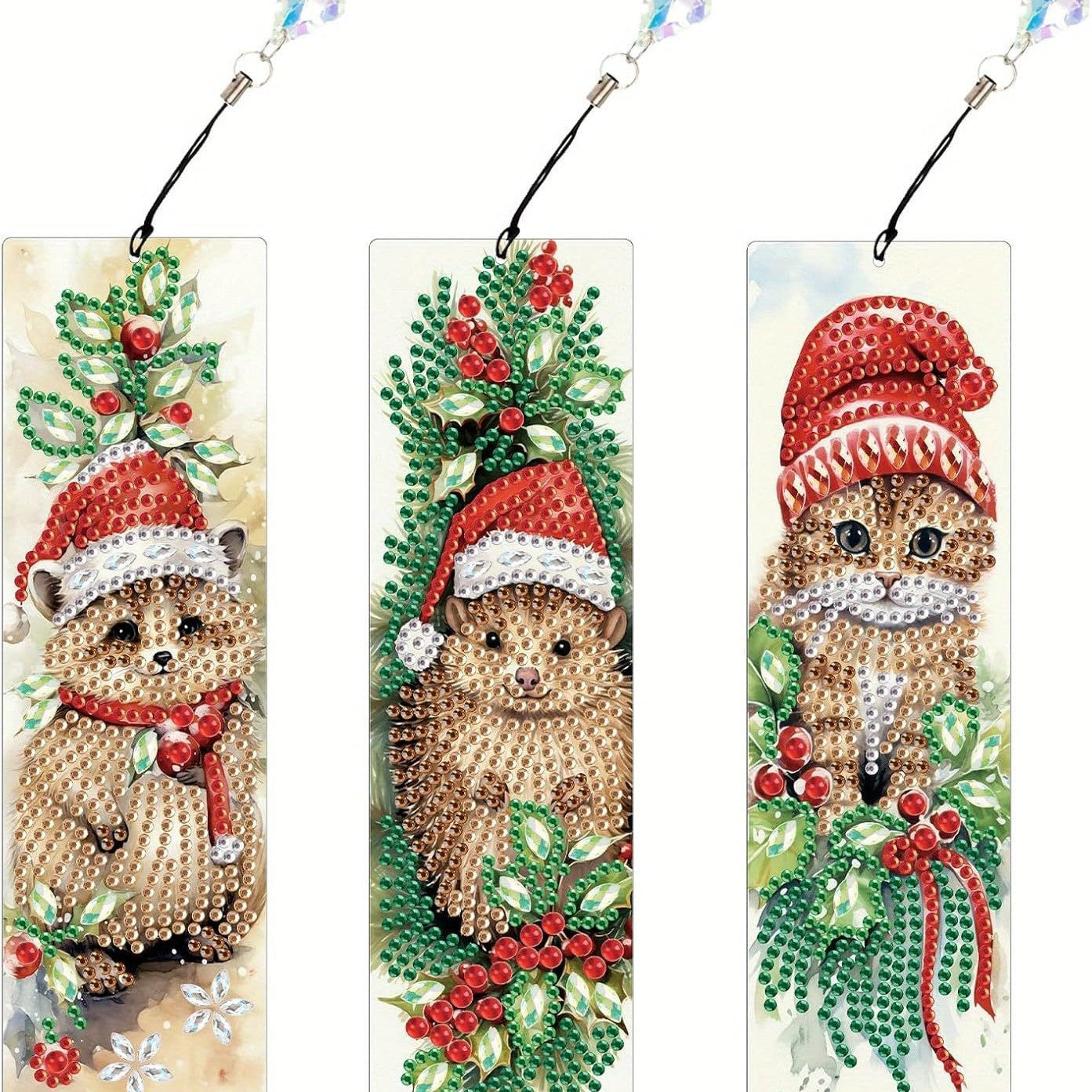 ‌2025 Creative New Diamond Painting Accessory - Mandala 5D Diamond Sticker PU Leather DIY Bookmark Handicraft Gift for Cross-Border