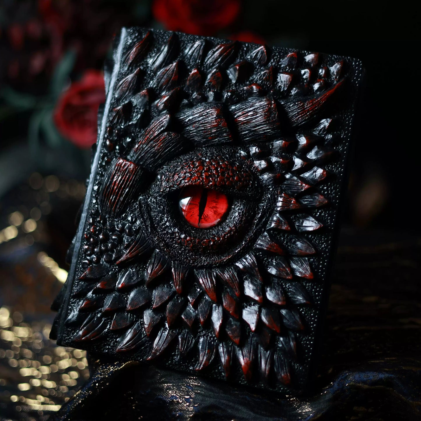 Embossed Dragon Handmade Loose-leaf Card Book