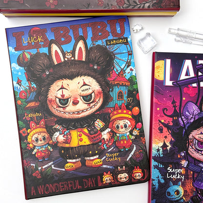 "New Labubu A5 Notebook - Premium Cartoon Ruled Journal (Memo Book/Planner)