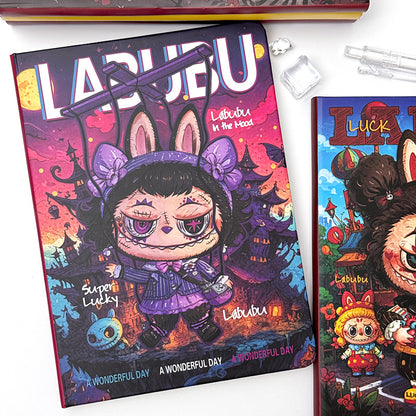 "New Labubu A5 Notebook - Premium Cartoon Ruled Journal (Memo Book/Planner)