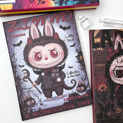 "New Labubu A5 Notebook - Premium Cartoon Ruled Journal (Memo Book/Planner)