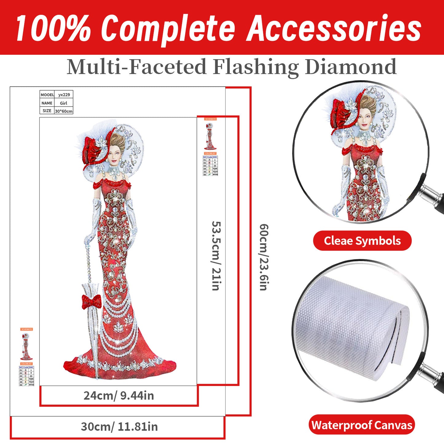 ‌New 5D Diamond Painting Figure Decoration, DIY Diamond Painting Kit, Factory Direct Sales