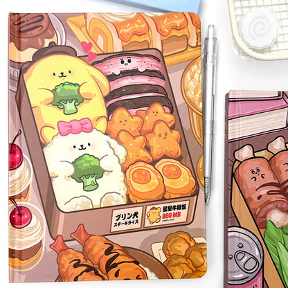 Cute Bento Food Sanrio A5 Notebook / Planner