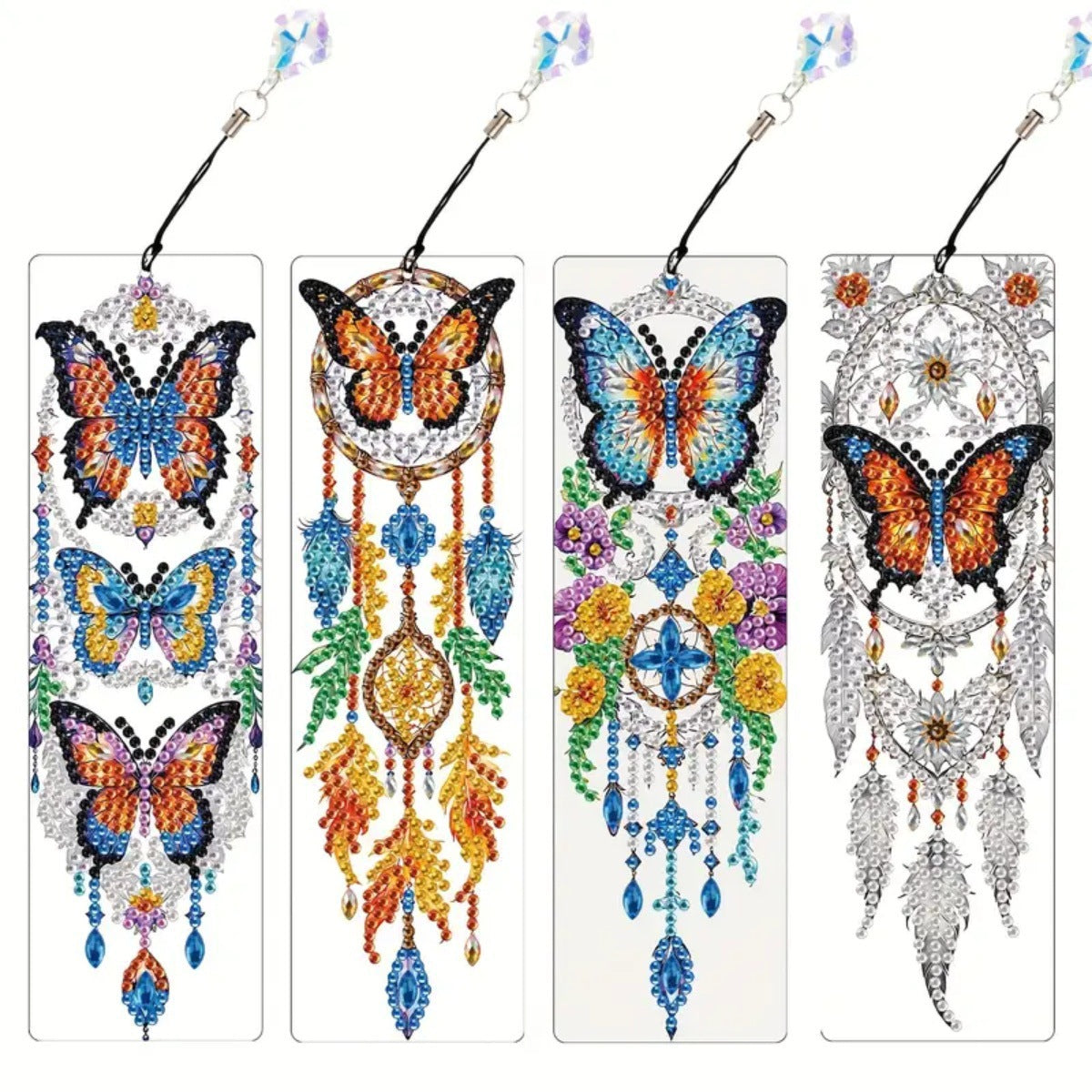 ‌2025 Creative New Diamond Painting Accessory - Mandala 5D Diamond Sticker PU Leather DIY Bookmark Handicraft Gift for Cross-Border