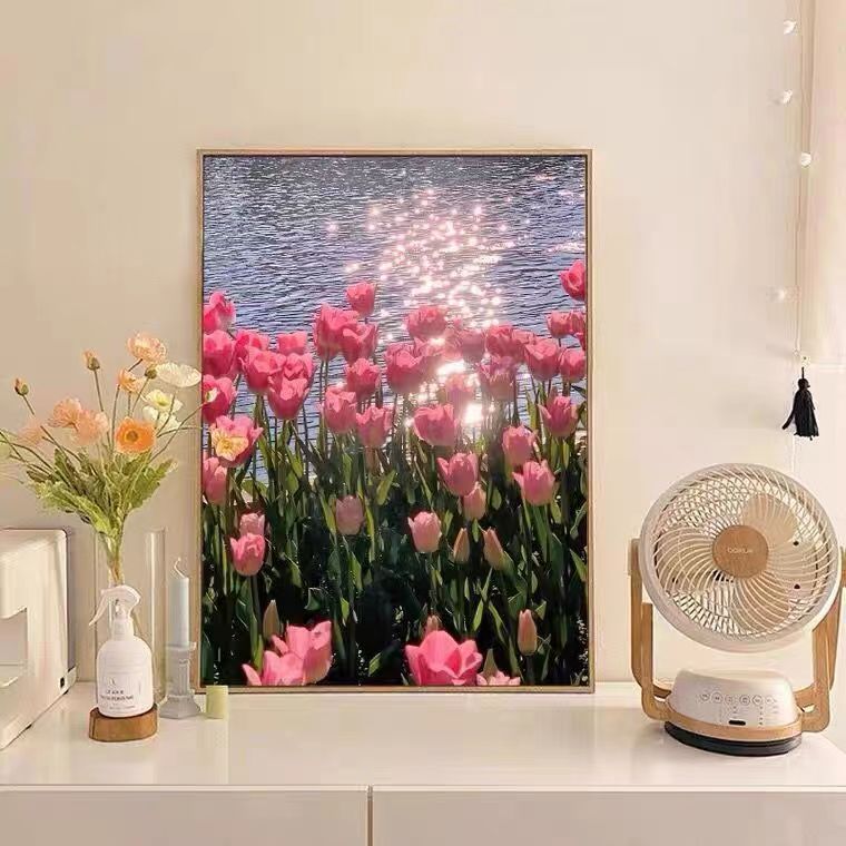 ‌Best-selling Tulip Flower New Design Full Drill Diamond Painting for Living Room, Bedroom - Modern Nordic Style Home Decoration
