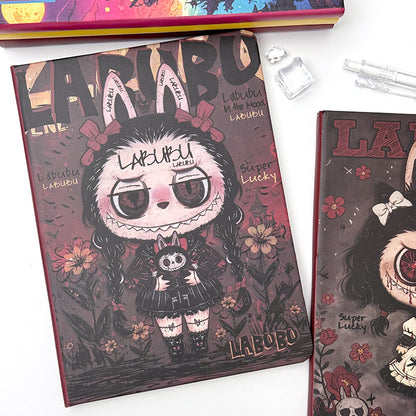 "New Labubu A5 Notebook - Premium Cartoon Ruled Journal (Memo Book/Planner)