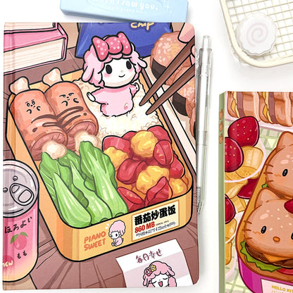 Cute Bento Food Sanrio A5 Notebook / Planner