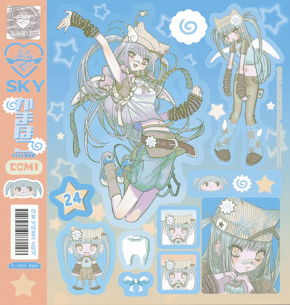 ‌Domi New Release: Korean Anime Characters Sticker Book Set - Sweet-Asian Aesthetic GUKA & Scrapbook Materials