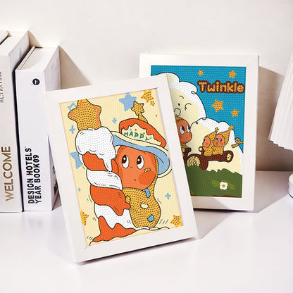 Star People Diamond Painting DIY Cartoon Diamond Mosaic Children's Craft Diamond Painting with Frame"