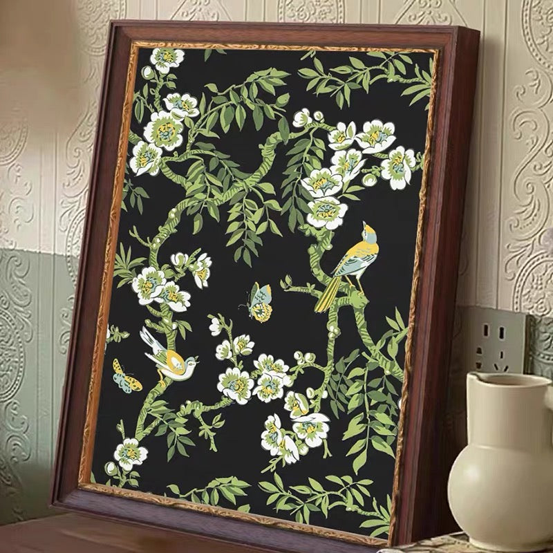 ‌French Light Luxury Retro Diamond Painting DIY Craft‌。