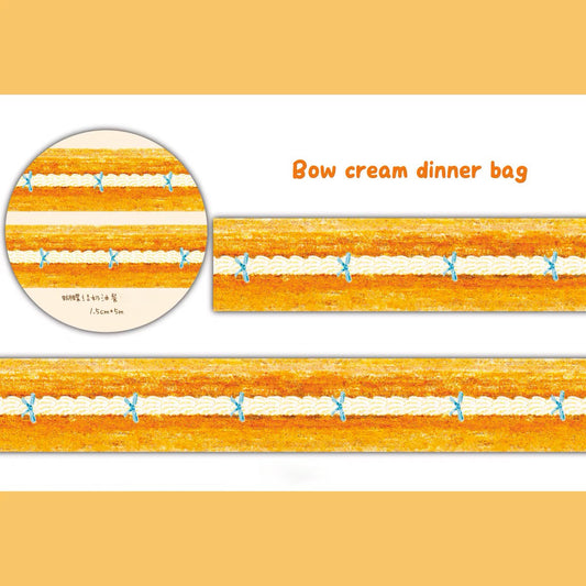 Cake-themed washi tape sticker strips