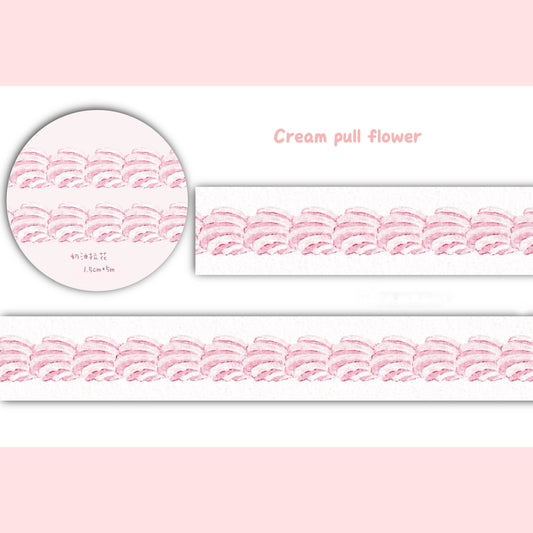 Cake-themed washi tape sticker strips