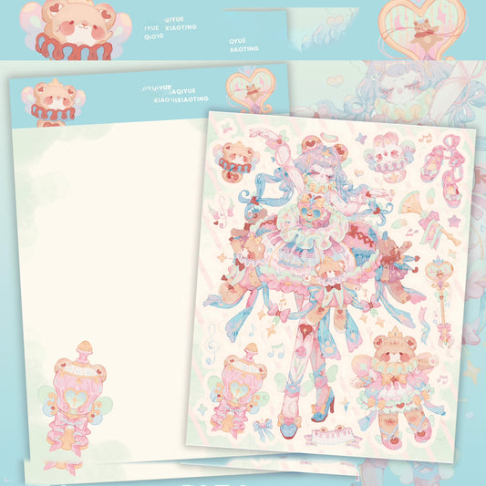 Scrapbook Stickers, DIY Sticker Supplies, Cute Decorative Stickers - Dancing Little Bear"