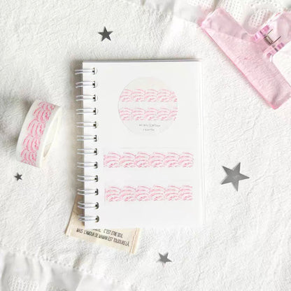 Cake-themed washi tape sticker strips