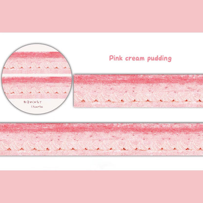 Cake-themed washi tape sticker strips