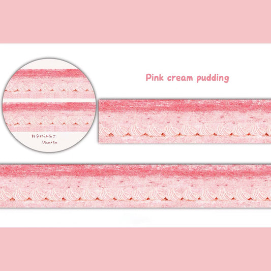 Cake-themed washi tape sticker strips