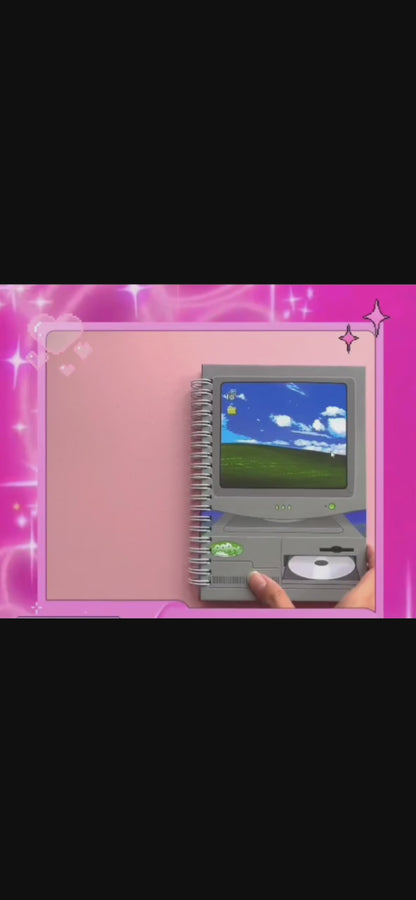 【Pre-order】Retro Computer Notebook / Planner / Sketchbook / Spiral Notebook / Journal