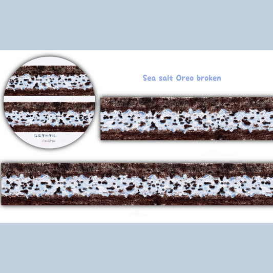 Cake-themed washi tape sticker strips