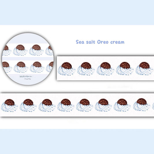 Cake-themed washi tape sticker strips